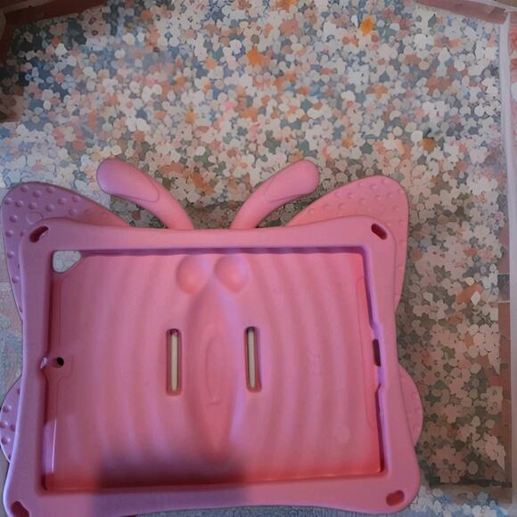 Ipad Pro 9.7 Foam Pink Butterfly Stand Up Ipad Case - Picture 1 of 4